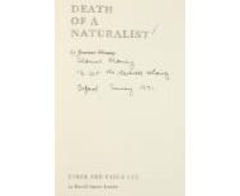 Signed &amp; Inscribed Copy of Author's First Collection Heaney (Seamus)&nbsp;Death of a Naturalist, 8vo Lond. (Faber &amp; F