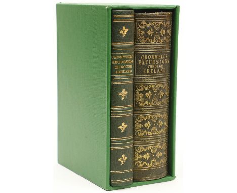 Cromwell (Thos.)&nbsp;Excursions through Ireland, 3 vols. in 2, 12mo Lond. 1820. Two engd. add. titles, an engd. frontis Vol.