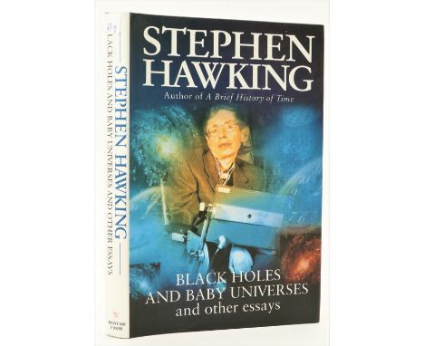 With a Thumb-Print Hawking (Stephen)&nbsp;Black Holes and Baby Universes&nbsp;and other Essays.&nbsp;Bantam, L. &amp; N.Y. 19