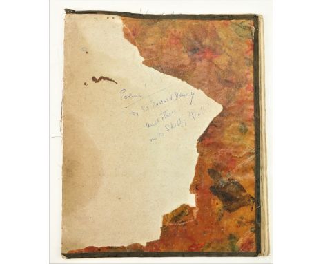 Co. Kerry: An&nbsp;Album of poems by Sir Edward Denny and others, 1830s-1840s&nbsp;4to Album, containing poems by (among othe