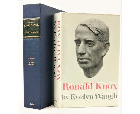 Inscribed Edition from the Author  Waugh (Evelyn)&nbsp;The Life of the Right Reverend Ronald Knox, 8vo L. (Chapman &amp; Hall