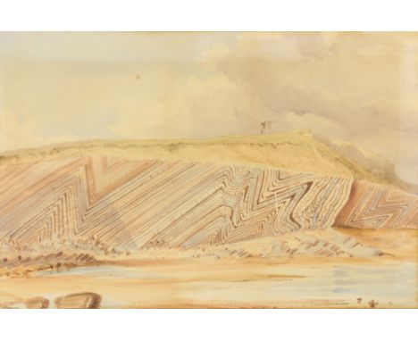 George Victor Du Noyer (1817-1869)  Watercolours of Ireland’s Geological Landscapes  This folio of ten large watercolour draw