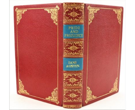 Austen, (Jane) Pride and Prejudice. New York: Barnes &amp; Noble, 2011. Demy octavo. pp. [vi], 361. Bound in crimson morocco,