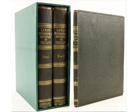 With Hand-Coloured Maps  Lewis (Samuel)&nbsp;A Topographical Dictionary of Ireland, 2 vols. lg. 4to Lond. 1850.&nbsp;Second E