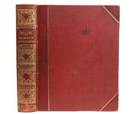 Connellan (Owen)&nbsp;The Annals of Ireland, ... The Original Irish of The Four Masters. Lg. 4to Dublin 1846.&nbsp;First Edn.