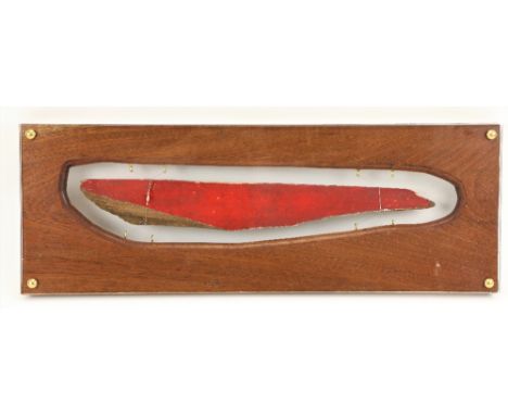 Earliest Irish Aviation History A Rare Tangible Memento  [Ferguson (Harry)] A framed piece of the broken Propeller, of the fi