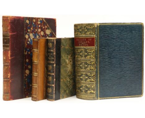 Hayes (Edward)&nbsp;The Ballads of Ireland, 2 vols. in one, sm. 8vo Lond. Edin. &amp; Dublin 1855.&nbsp;First Edn., 2 decor. 