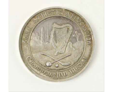 First G.A.A. Specimen Medal 1885  Medal: G.A.A. 1885:&nbsp;An important early circular silver Medal, the obverse with decorat