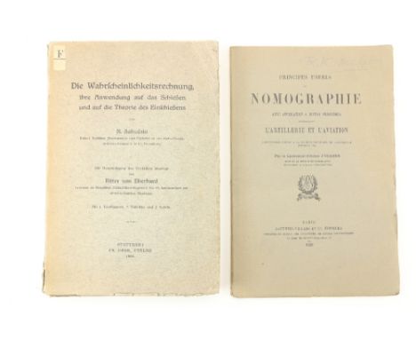 Mathematics: Ocagne (Lt. Col. Philbert Maurice d')&nbsp;Principies usuels de Nomographie avec application e divers problemes 