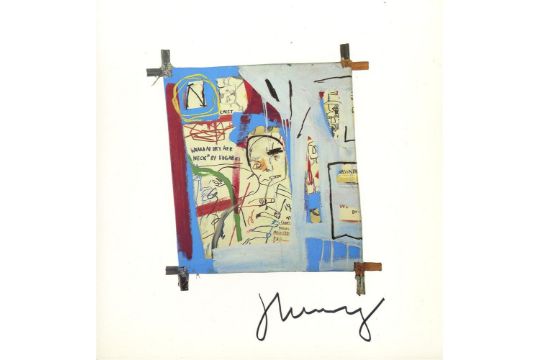 Jean Michel Basquiat American 1960 1988 Three Quarters Of