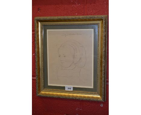 French School (19th century)
Portrait of a Child
titled, charcoal, 26cm x 21cm