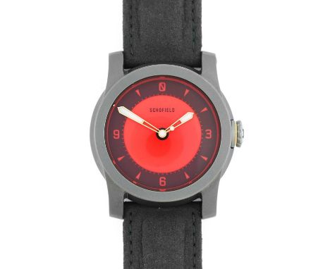 Schofield: A Limited Edition Titanium Automatic Centre Seconds Wristwatch, signed Schofield, model: Strange Lights, ref: SWC 