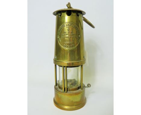Eccles Protector Lamp type 6 M &amp; Q Miners lamp in excellent condition. Approx 10 inches tall . See photos. 