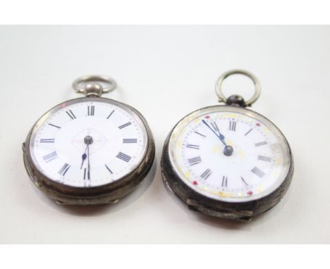 SILVER Mixed Purity Women's Vintage FOB WATCHES Key-Wind SPARES &amp; REPAIRS / PARTS &amp; RESTORATION ONLY Inc. White Ename