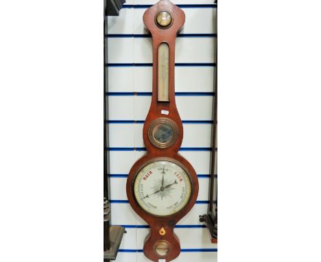 Vintage Barometer/Thermometer. No makers mark. 38 inches long. See photos. 
