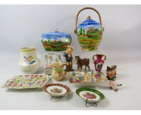 Mixed ceramics to include Goebel, Doulton, Sylvac, Beswick and Poole etc.