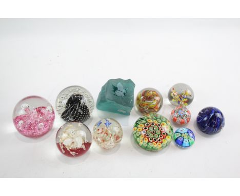 Glass Paperweights Inc. Vintage Signed Murano - Caithness - Millefiori Etc Items are in vintage condition Signs of age and we