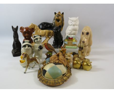Selection of Various Animal figurines including Slyvac, Goebel etc.