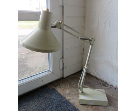 Retro metal angle poise lamp.