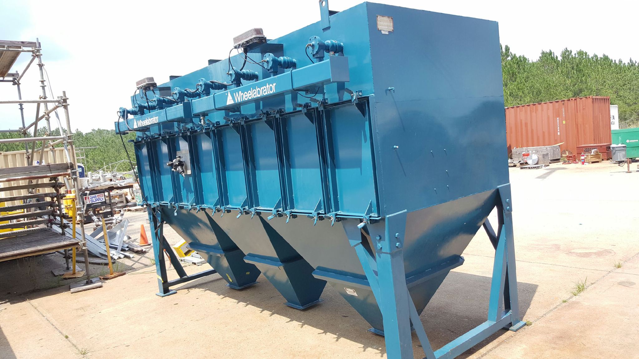 WHEELABRATOR DUST COLLECTOR 20,000 CFM CARTRIDGE TYPE DUST COLLECTION