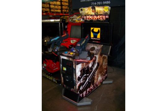 Terminator Salvation 32 Fixed Gun Arcade Game Item Is In Used Condition Evidence Of Wear And Co