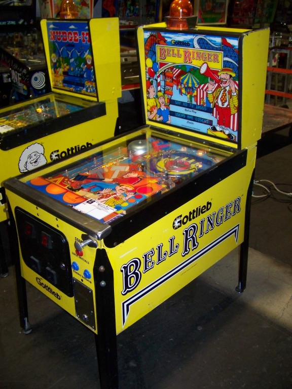 GOTTLIEB BELL RINGER MINI PINBALL REDEMPTION GAME Item is in used