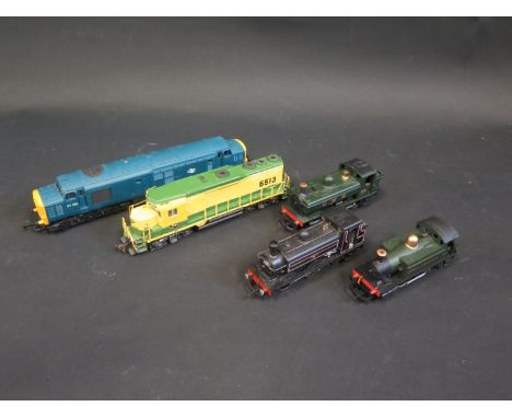 Four Hornby Locomotives in excellent condition and one Bachmann which appears slightly altered. 