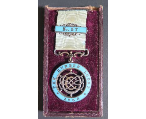Army Cyclist Corps Cap Badge and silver masonic 'jewel' 