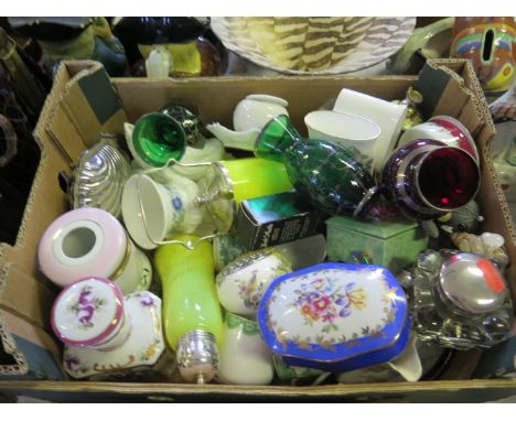 A Selection of Odd Ceramics including Royal Worcester and Wedgwood and glass etc. 