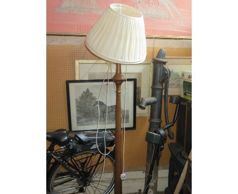 A Standard Lamp and Shade 