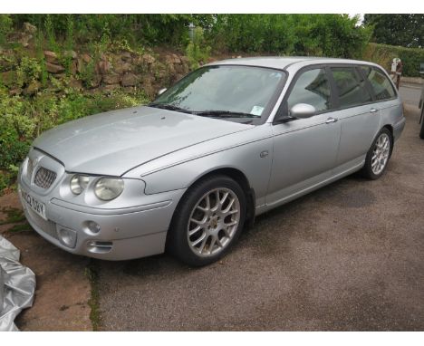 A MG ZT-T Estate in Silver low mileage (approx. 38700 miles) with MOT until October 2020. Manual transmission, petrol 2497cc.