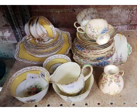 QTY OF CHINA CUPS &amp; SAUCERS, MAINLY BY FOLEY