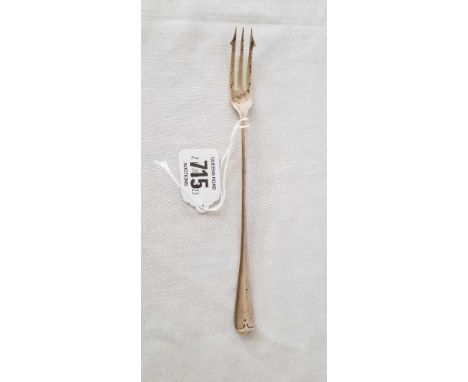 SILVER PICKLE FORK, SHEFFIELD 1822, 24g