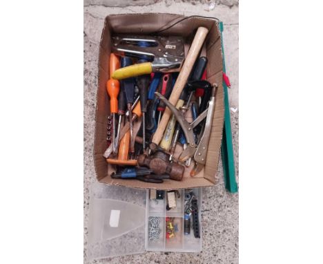 CARTON WITH MISC HAND TOOLS