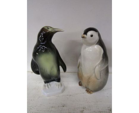 2 ceramic penguins USSR? 15CMH approx