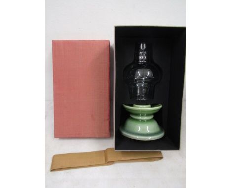 A hurricane lamp in original gift box