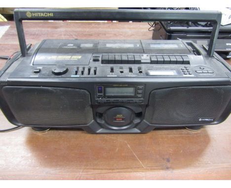 Hitachi dual enclosure system boom box