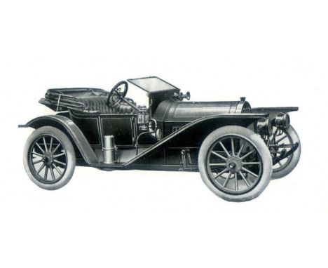 1912 Seabrook R.M.C. Cars. A rare 12pp brochure for the 'Car with an Underslung Frame', models 18-20 and 25-30,  with good mo