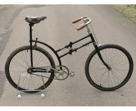 *A c1917 Peugeot Bros., 'Capitaine G‚rard' Military Folding Bicycle. In fundamentally good condition, this popular bicycle ha