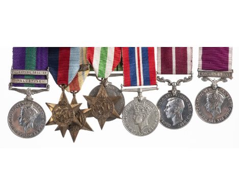 *Medals. A WWII group of eight to Warrant Officer J. Marsh, M.S.M., Northumberland Fusiliers Later Royal Artillery,  General 