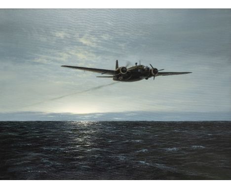 *Coulson (Gerald). Overdue, 1990,  oil on canvas, signed lower left, 74 x 100cm, framed with brass name plaque at foot  The p