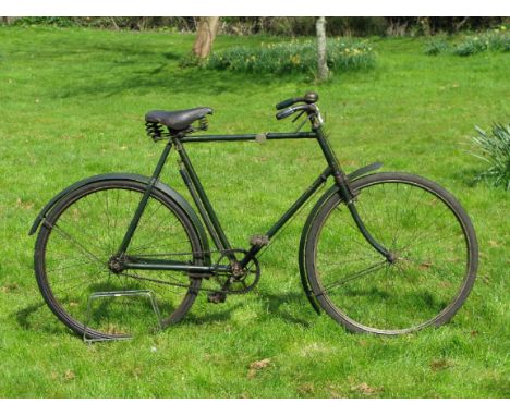 *Premier Cycle Co., 'Shamrock' Roadster. Removed from storage and not used for many years, a c1910 bicycle possessing much of