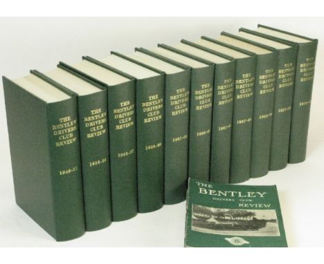 The Bentley Drivers Club Review, 1946 to 1974. A long run of the prestigious 'Official Publication of the Bentley Drivers' Cl