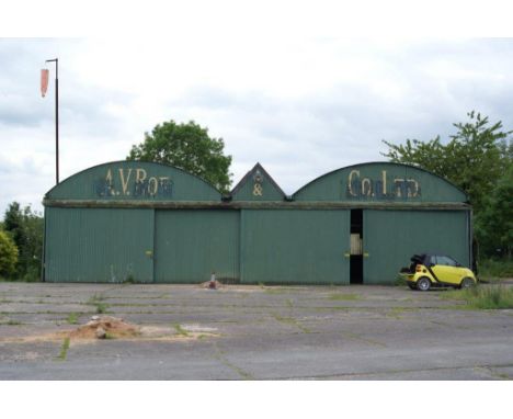 *The Historic Green Avro Hangar.  A rare and historic piece of early aviation heritage. Technical Information: The hangar is 