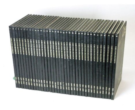 Cars Stora Billexikon. A rare and complete set of 36 small quarto (27 x 19 1/2cm) hardbound volumes, comprising an A-Z lexico