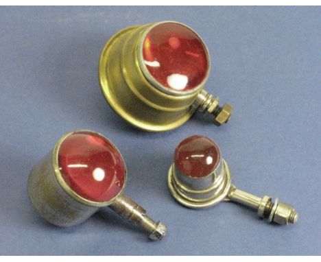 *R. H. Lea 'Reflex' reflector with an engraved casing,  of the type fitted to Lea Francis bicycles. Also, similar reflectors 