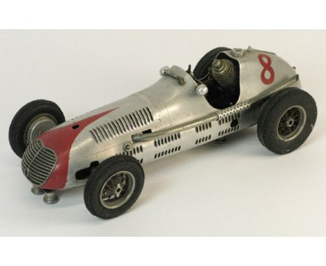 *Maserati 8CTF Slot Car. Circa 1950, a 1:18 scale model racing car,  although labelled as an 8CTF looks more like a post-war 