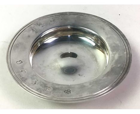 SILVER MINIATURE ARMADA DISH, LONDON 1977 maker Wakely and WheelerQty: approx. 62 grams