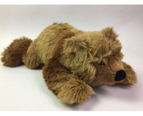 STIEFF URS 45 LEGEND BEAR, AND OTHERS including Steiff Radjah tiger and three Steiff dogsQty: 5
