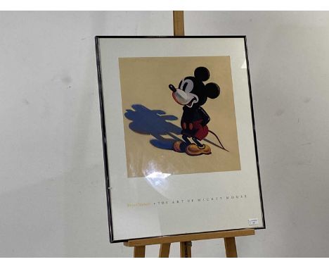PRINT OF MICKEY MOUSE, Wayne Thiebold, The Art of Mickey Mouseframed 77cm x 61cm